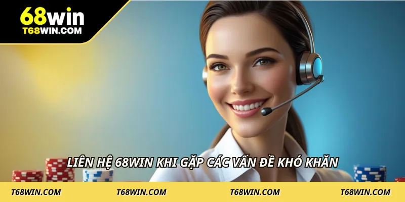 Liên hệ 68WIN khi gặp các vấn đề khó khăn